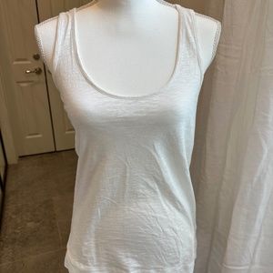 THEORY White sheer tank, Size P